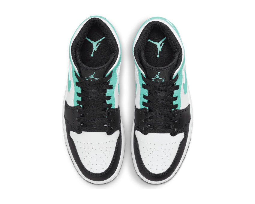 Air Jordan 1 Mid White / Tropical Twist - Black 554724-132