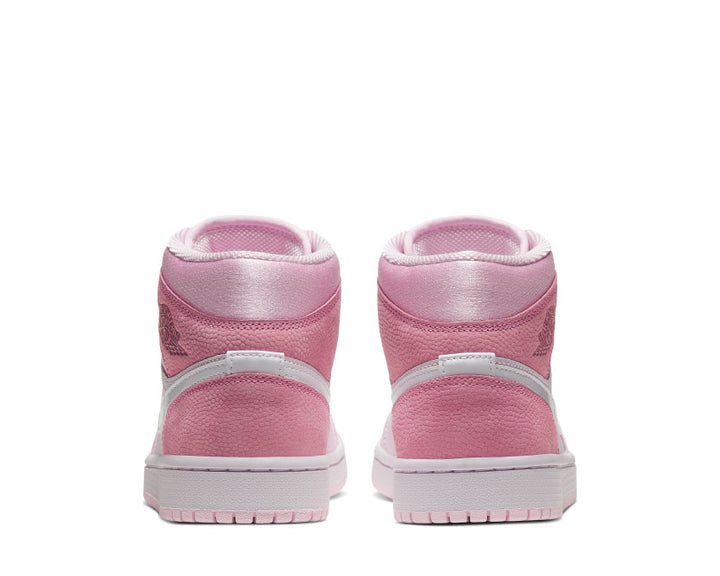 Air Jordan 1 Mid Wmns Digital Pink / White - Pink Foam - Sail CW5379-600