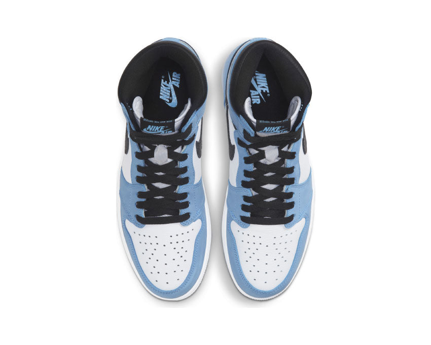 Air Jordan 1 Retro High OG White / Black - University Blue 555088-134
