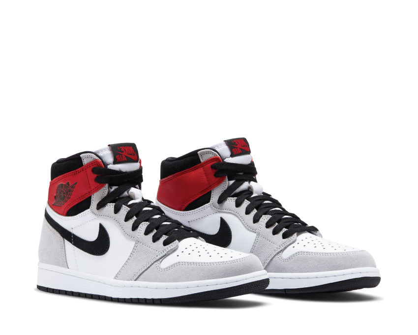 Air Jordan 1 Retro High OG White / Black - LT Smoke Grey - Varsity Red 555088-126