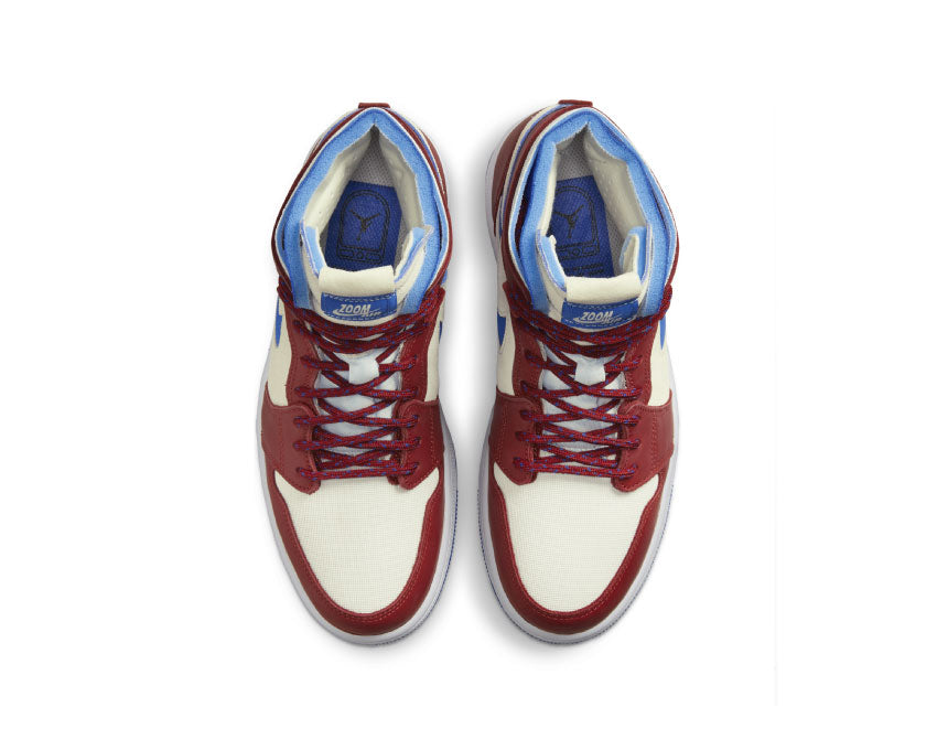 Air Jordan 1 Zoom Air Comfort Sail / Redstone - Hyper Royal - White CT0979-104