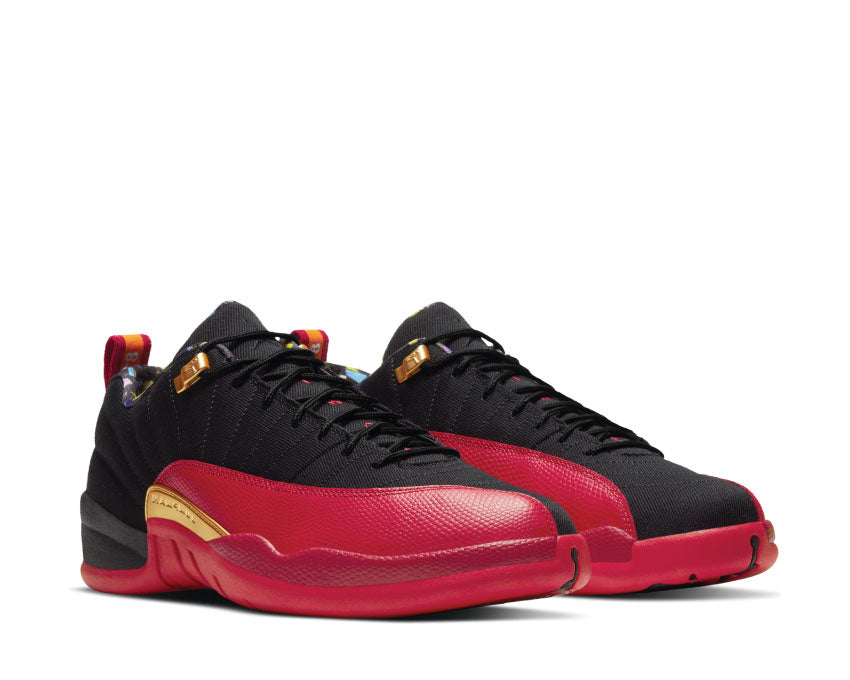 Air Jordan 12 Retro Low SE Black / Varsity Red - Metallic Gold DC1059-001