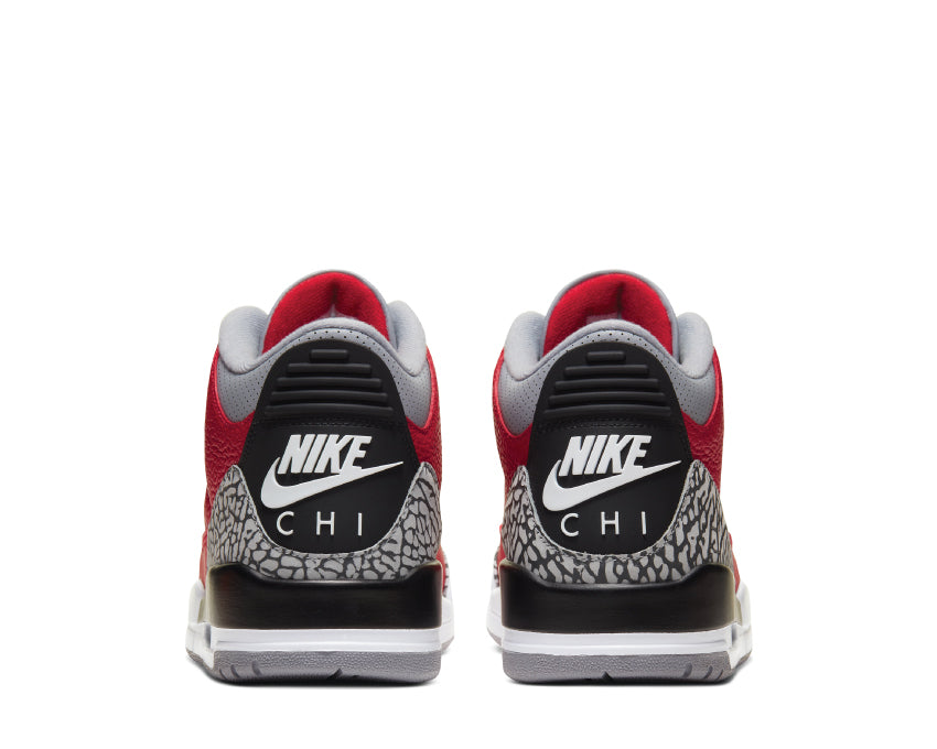 Air Jordan 3 Retro U Varsity Red / Varsity Red - Cement Grey CU2277-600