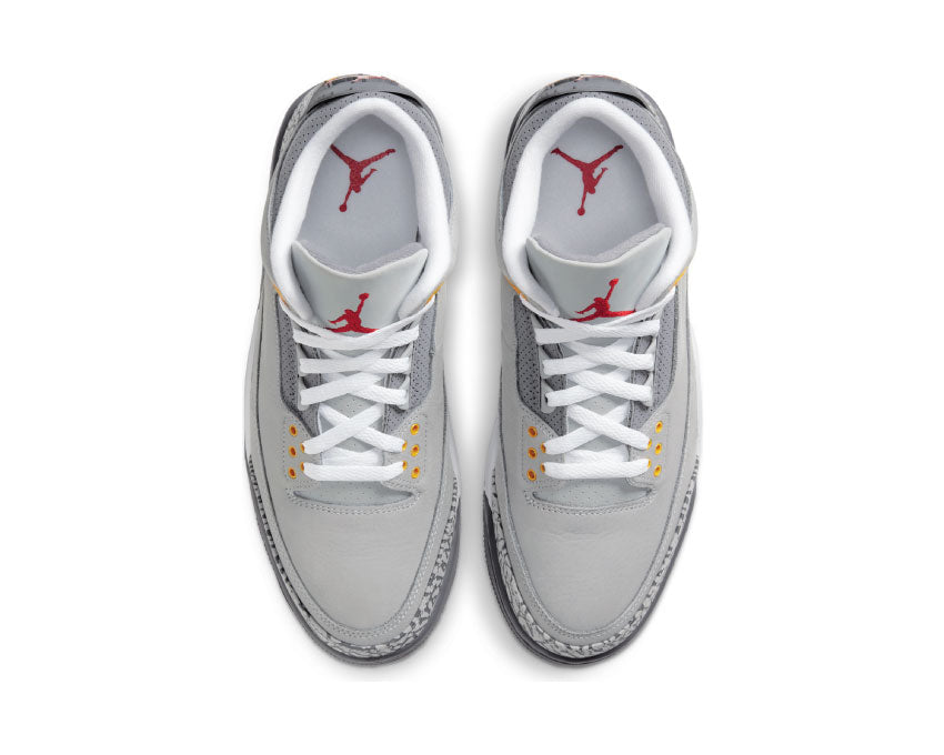 Air Jordan 3 Retro Silver / Sport Red - LT Graphite - Orange Peel CT8532-012