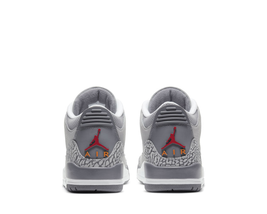 Air Jordan 3 Retro Silver / Sport Red - LT Graphite - Orange Peel CT8532-012