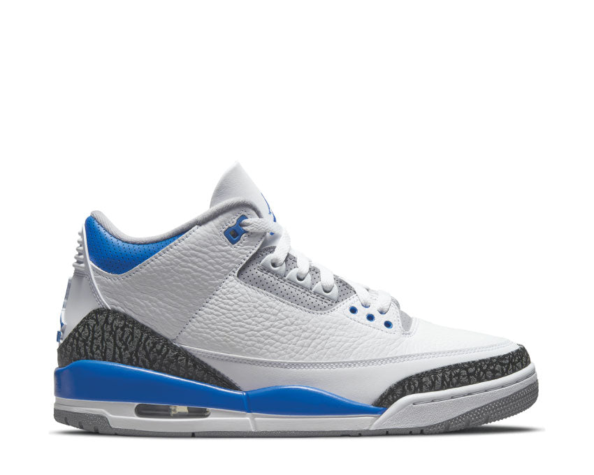 Air Jordan 3 Retro White / Racer Blue - Black - Cement Grey CT8532-145