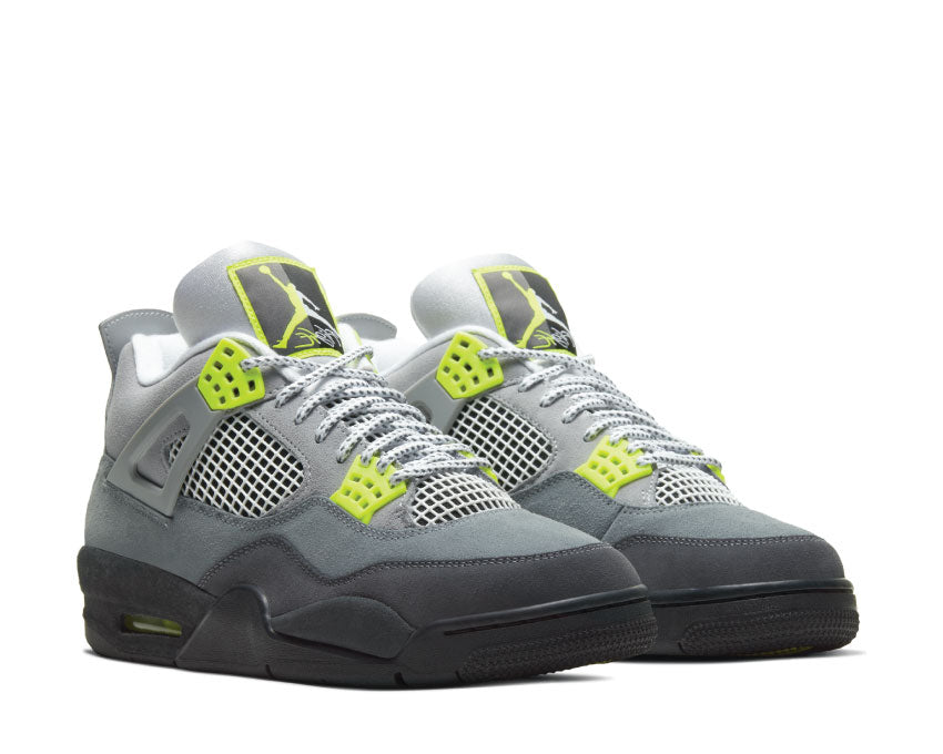 Air Jordan 4 SE Am95 Neon Cool Grey / Volt - Wolf Grey - Anthracite CT5342-007