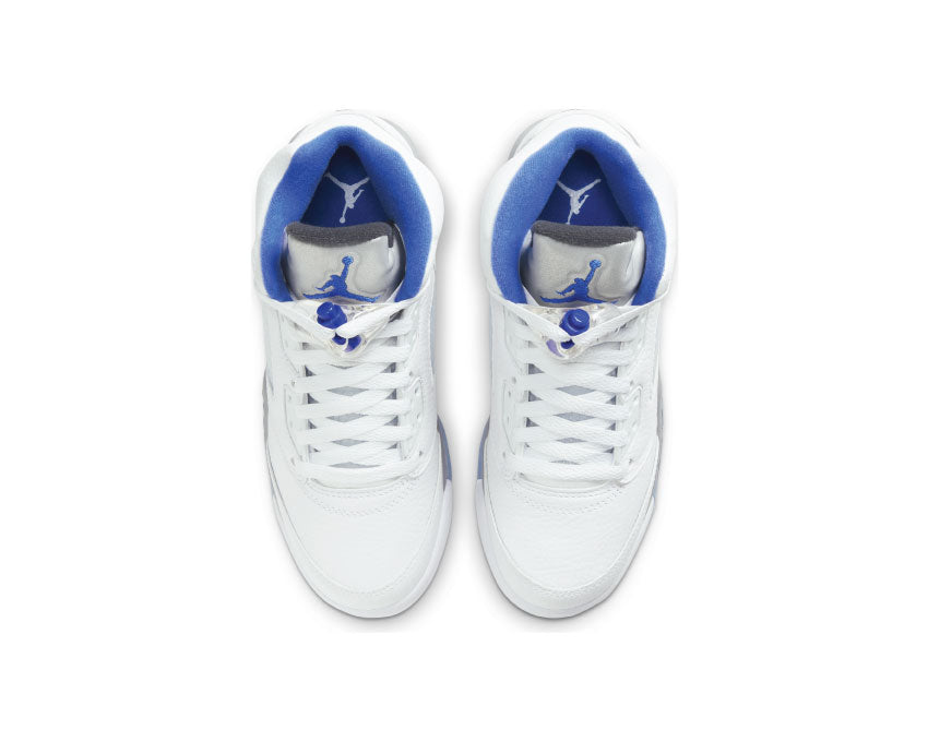 Air Jordan 5 Retro GS White / Hyper Royal - Stealth - Black 440888-140