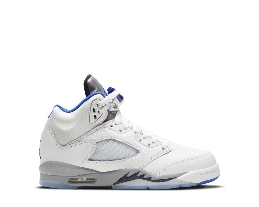 Air Jordan 5 Retro GS White / Hyper Royal - Stealth - Black 440888-140