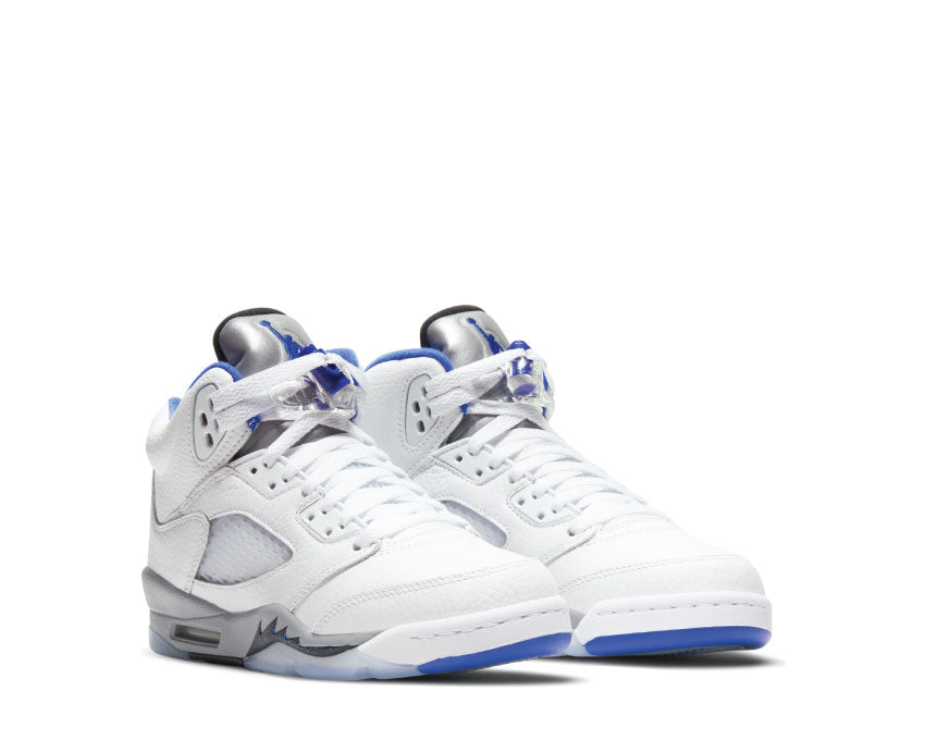 Air Jordan 5 Retro GS White / Hyper Royal - Stealth - Black 440888-140