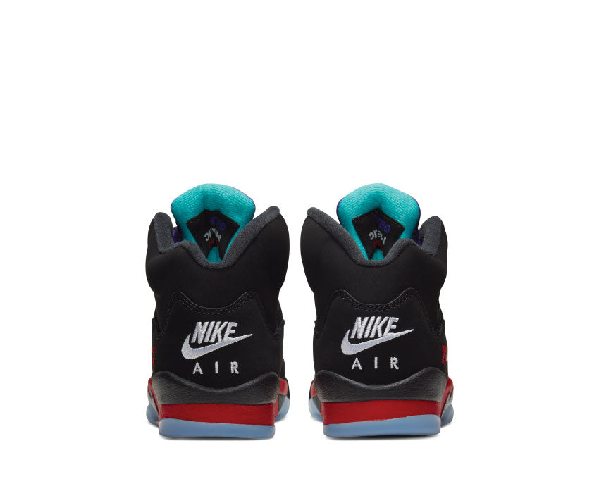 Air Jordan 5 Black / New Emerald - Fire Red - Grape Ice CZ2989-001