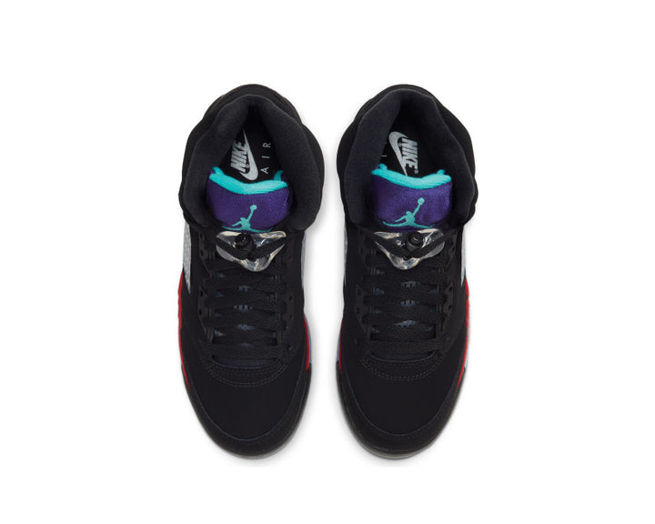 Air Jordan 5 Black / New Emerald - Fire Red - Grape Ice CZ2989-001