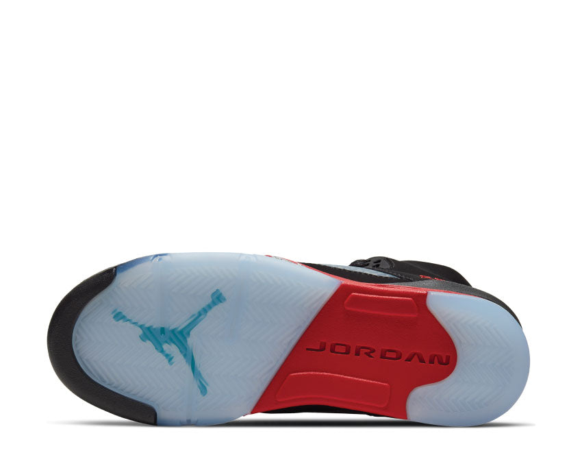 Air Jordan 5 Black / New Emerald - Fire Red - Grape Ice CZ2989-001