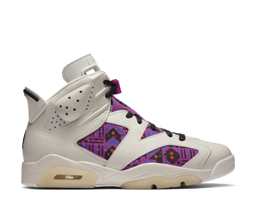 Air Jordan 6 Quai 54 Alternate Sail / Black - Team Orange - Racer Blue CZ4152-101