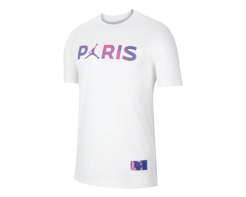 Air Jordan PSG Tee White CZ0797-100