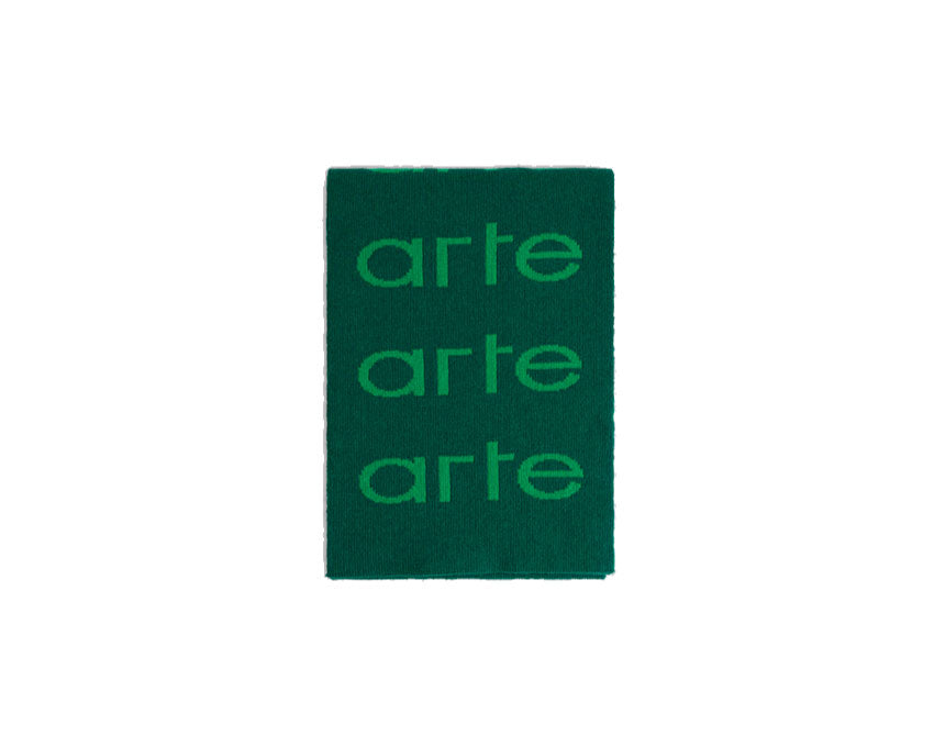 Arte Alex Allover Scarf Green / Dark Green AW21-115AC