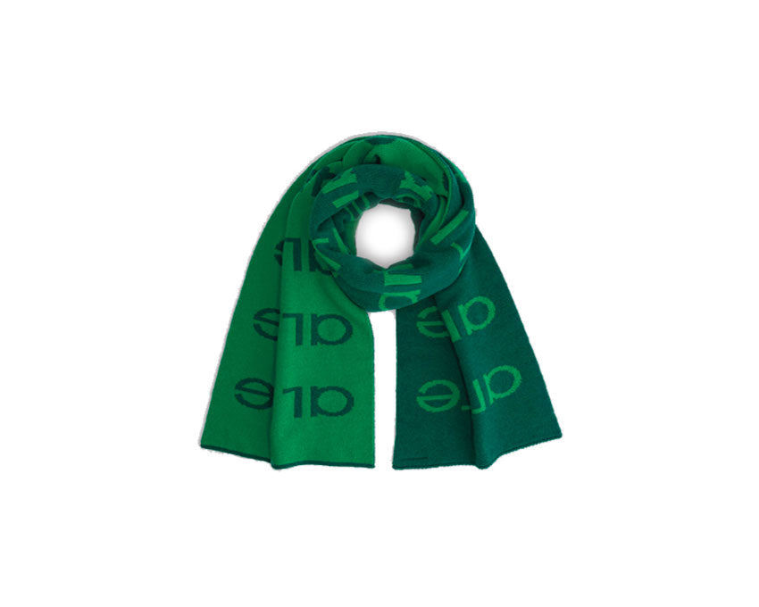 Arte Alex Allover Scarf Green / Dark Green AW21-115AC