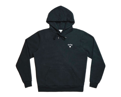Arte Holden Heart Hoodie Black SS21-002H