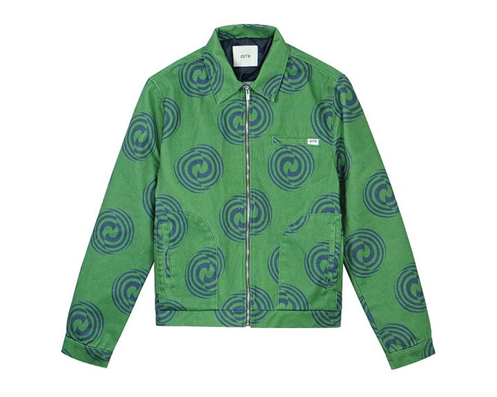 Arte Janco Swirl Jacket Green SS22-023J