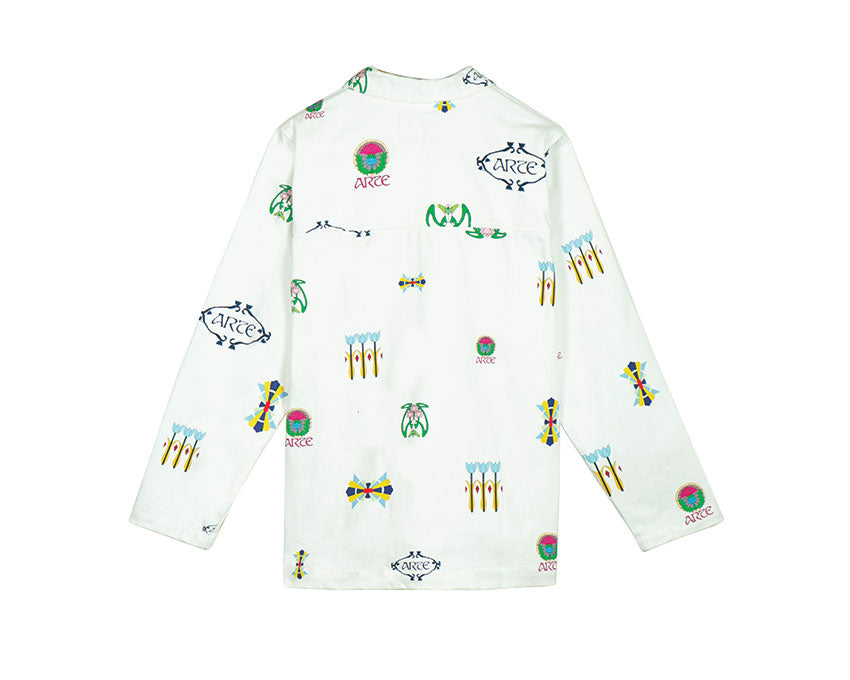 Arte Jean Logo Jacket White Printed AW21-112J