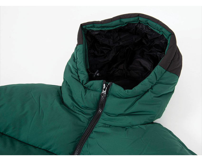 Arte Joey Double Puffer Green Black AW21-096J