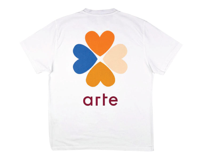 Arte Tomi Back Trevo Tee White SS21-039T