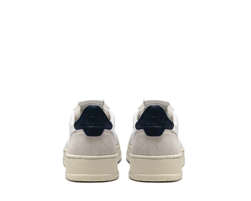 Autry 01 Low Leat / Suede White / Blue AULMLS28