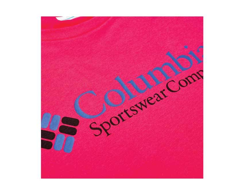 Columbia CSC Basic Logo Short Sleeve Cactus Pink Icon 1680053612
