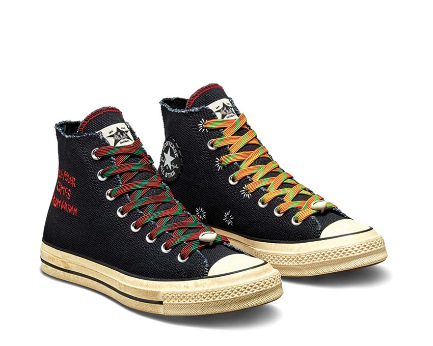 Converse Chuck 70 Hi Black / Fiery Red A01786C