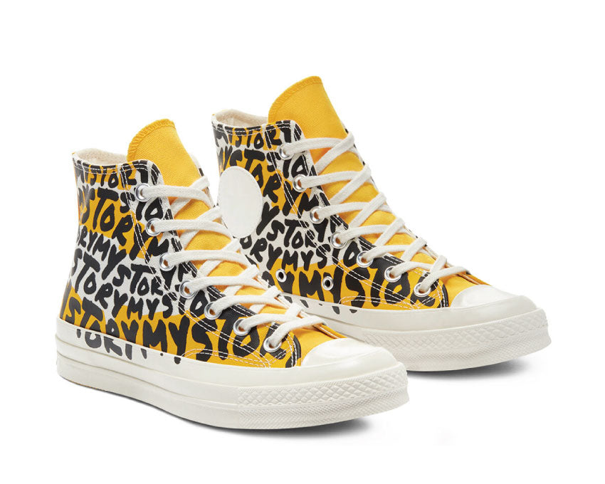 Converse Chuck 70 Hi Egret / Amarillo / Black 170282C
