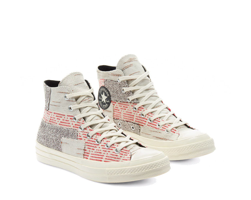 Converse Chuck 70 Hi Patchwork Twill - Light Grey - Egret 170059C