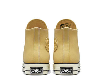 Converse Chuck 70 Hi Trailhead Gold side view — canvas gold terracotta trendy color