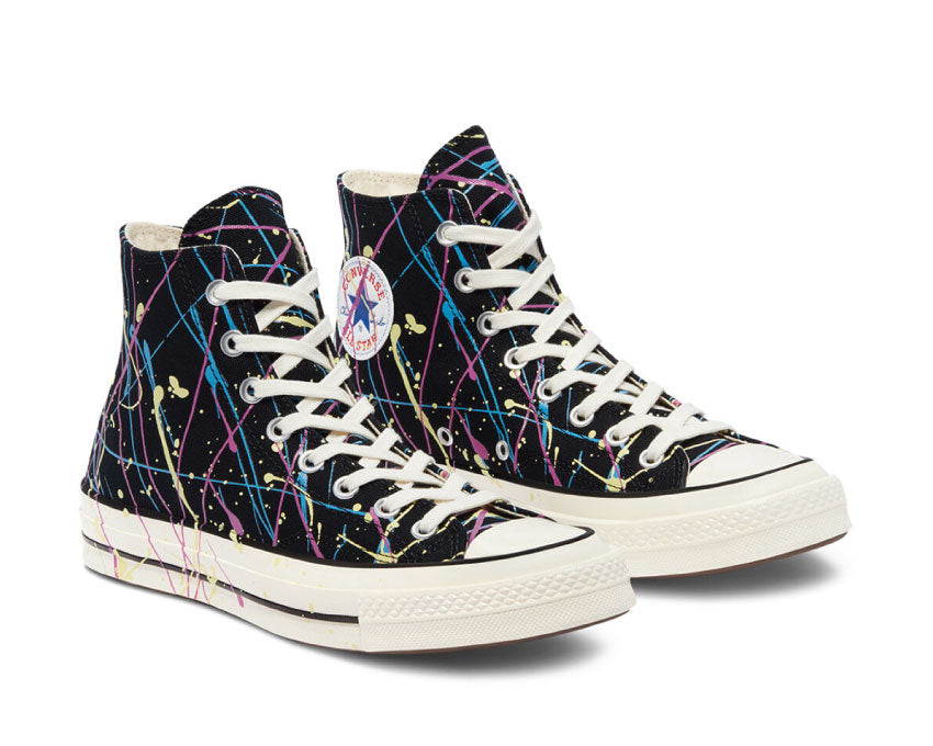 Converse Chuck 70 High Top Archive Paint Splatter Black / Hypermagenta 170801C