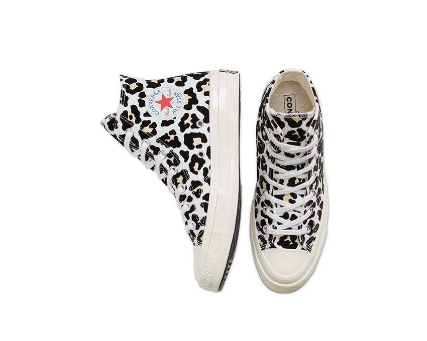 Converse Chuck 70 Logo Play Hi White / Black - Desert Ore 166748C