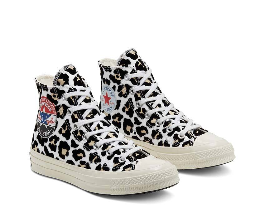 Converse Chuck 70 Logo Play Hi White / Black - Desert Ore 166748C