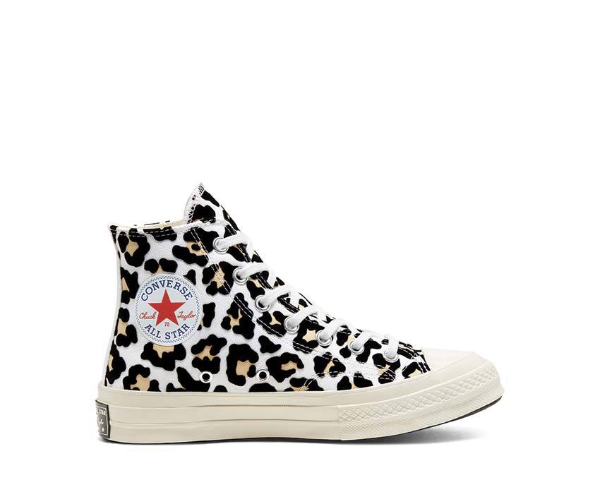 Converse Chuck 70 Logo Play Hi White / Black - Desert Ore 166748C