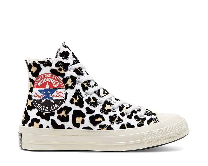 Converse Chuck 70 Logo Play Hi White / Black - Desert Ore 166748C