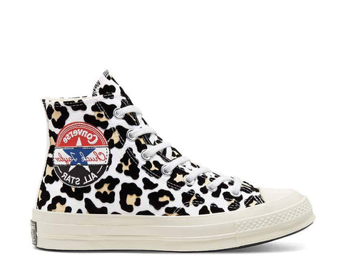 Converse Chuck 70 Logo Play Hi White / Black - Desert Ore 166748C