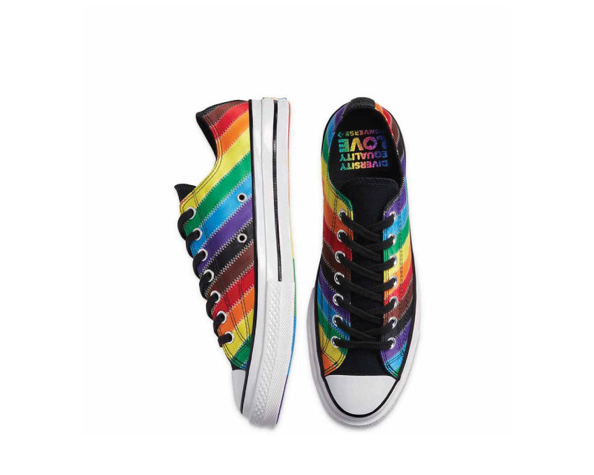 Converse Chuck 70 Low Top Pride White / Black / Dark Roast 167756C