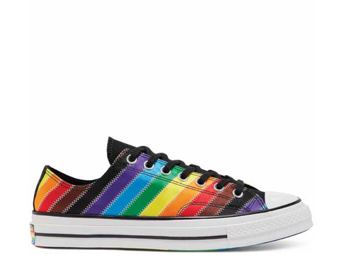 Converse Chuck 70 Low Top Pride White / Black / Dark Roast 167756C