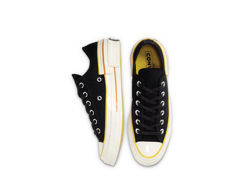 Converse Chuck 70 OX Black / Speed Yellow / Egret 568802C