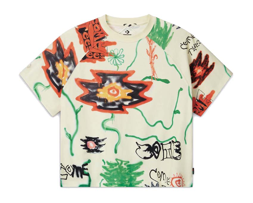 Converse Come Tees Triangle Floral T-Shirt 10023506-A01