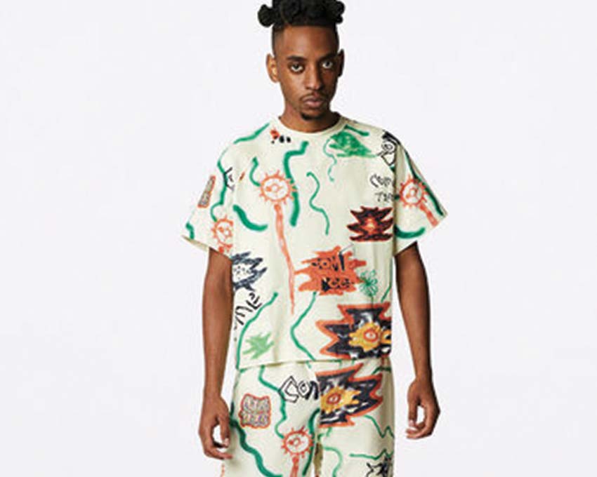 Converse Come Tees Triangle Floral T-Shirt 10023506-A01