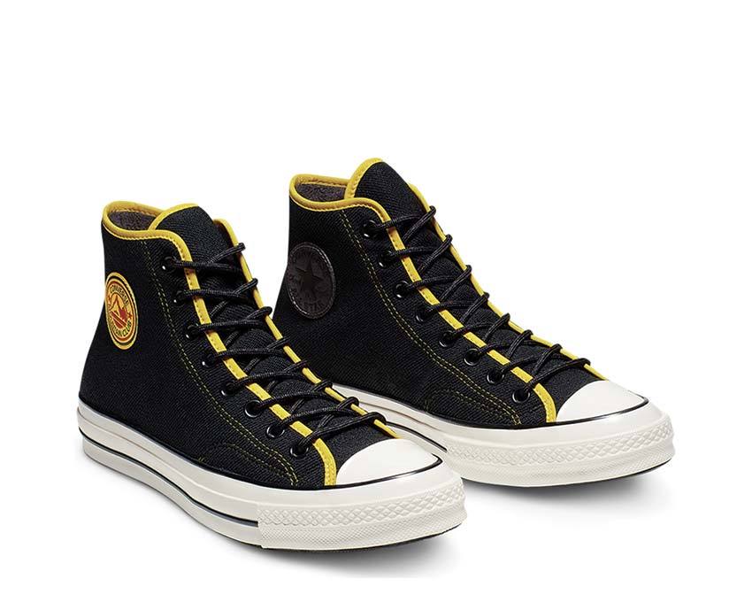 Converse East Village Explorer Chuck 70 High Top Black / Vivid Sulfur / Egret 165926C