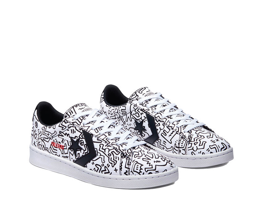 Converse Pro Leather OX White / Black / Red / Optical White 171857C
