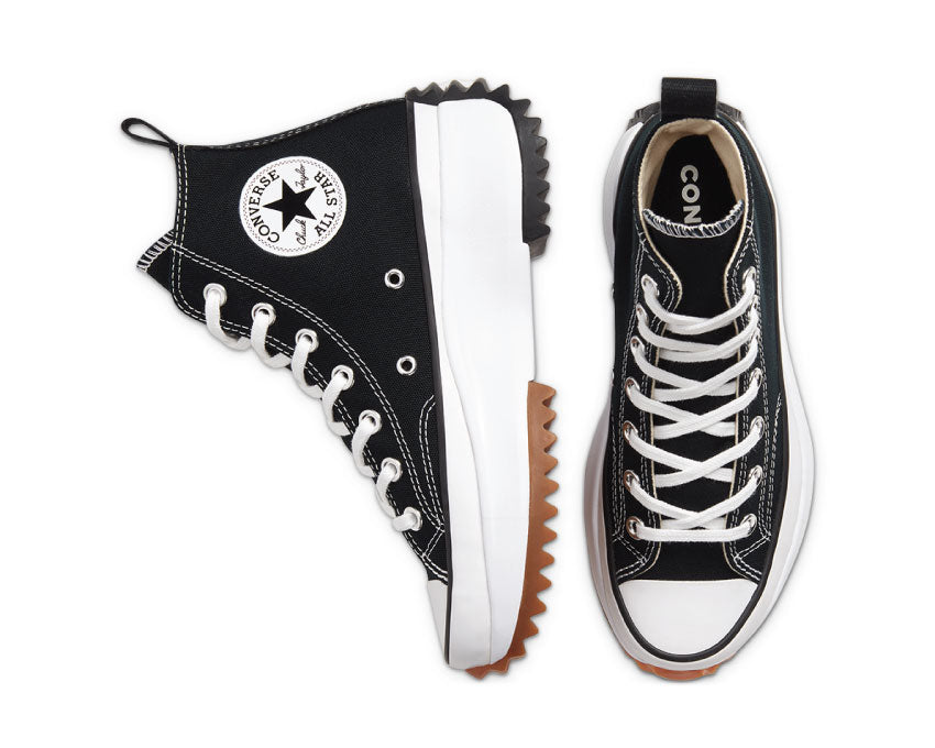 Converse Run Star Hike Hi Black / White / Black 166800C