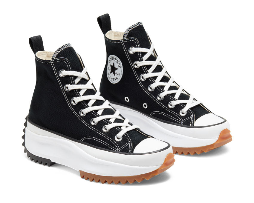 Converse Run Star Hike Hi Black / White / Black 166800C