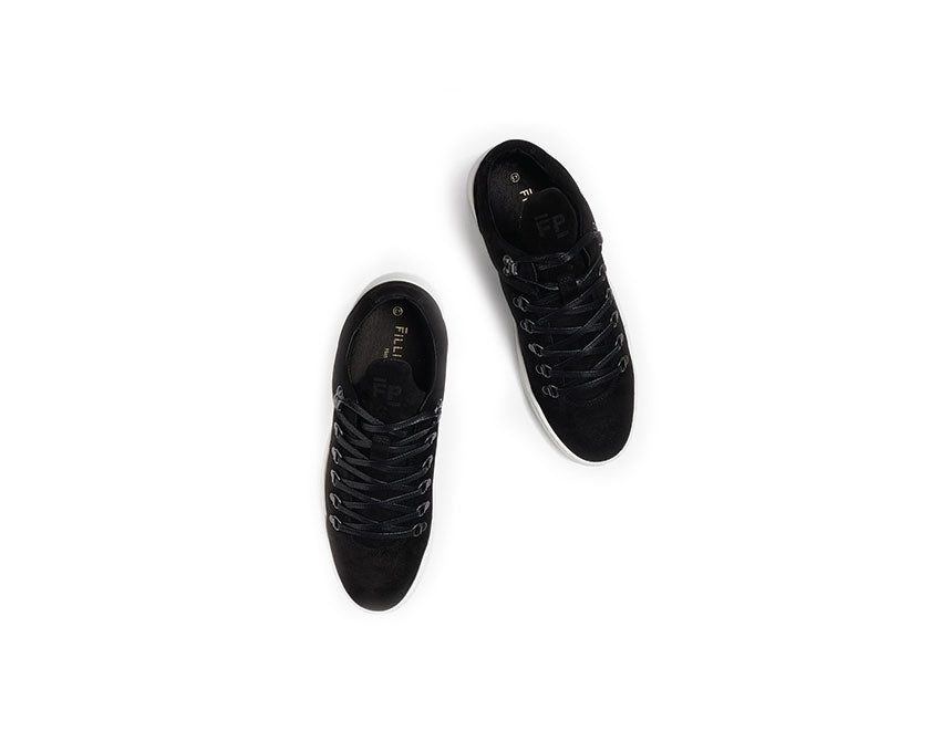 Filling Pieces Mountain Cut Ghost Waxed Suede Black White 2962259
