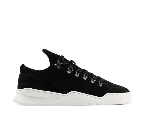 Filling Pieces Mountain Cut Ghost Waxed Suede Black White 2962259
