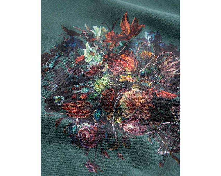 Han Kjobenhavn Artwork Crew Dusty Green M-130676